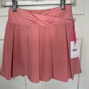 Justice Pleated Tennis Skort Built-In Shorts | Nectar Dusty Rose | Girls 10